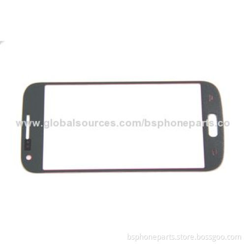 Front panel for Samsung i9500 mini, red high quality glass touch screen
